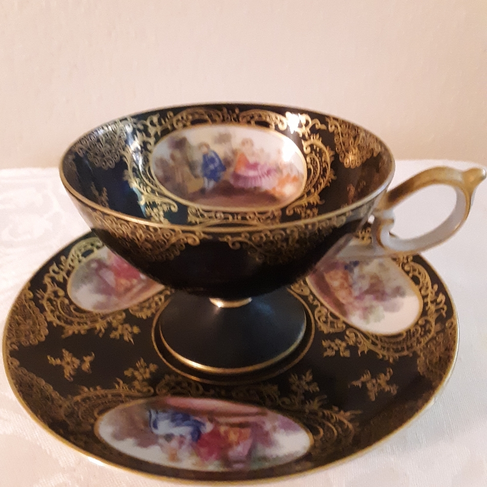Lefton China Vintage Tea Cup and Saucer